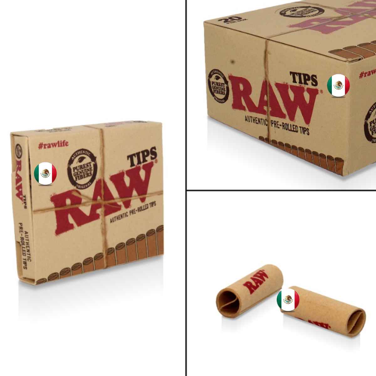 Raw Filtro Tips chico – Papel Raw México