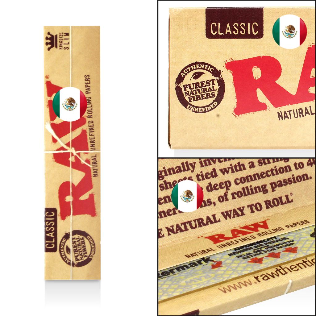 Venta de Papel Raw Classic King Size Slim - La Huerta Grow Shop